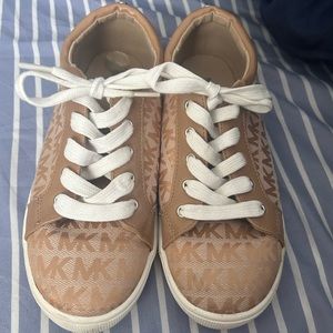Michael Kors Milky Way Tan Bronzed Gold Tennis